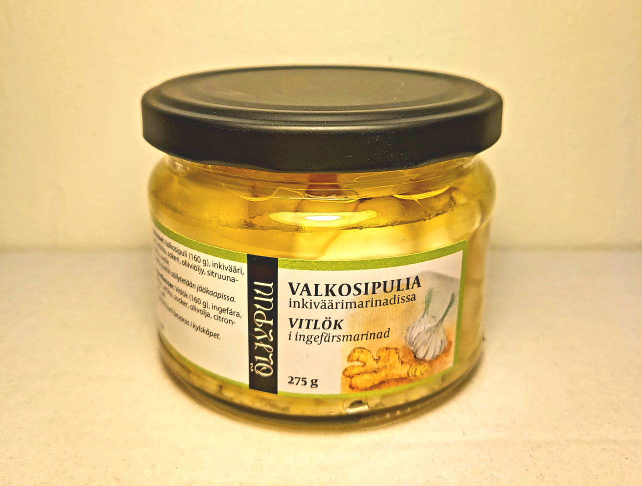 inkiväärikynnet 275G Valkosipulia inkiväärissä